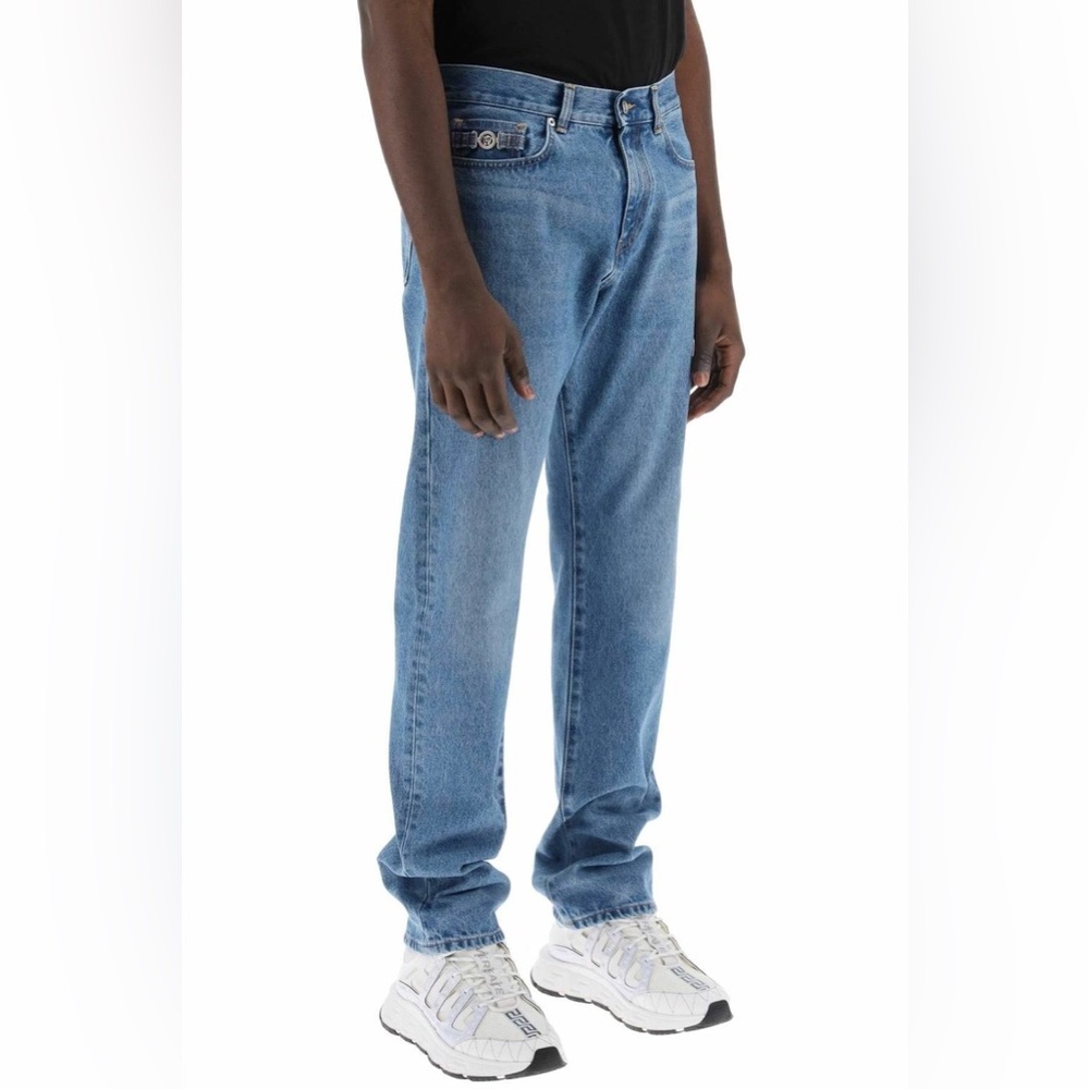 New Authentic Versace “Biggie Medusa” Nonstretch Denim Jeans – Size 34 - Picture 9 of 17